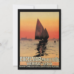 Voyage Vintage, Bateaux au Excelsior Palace Venise