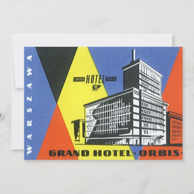 Voyage Vintage Europe, Varsovie (Warszawa), Pologn (Devant)