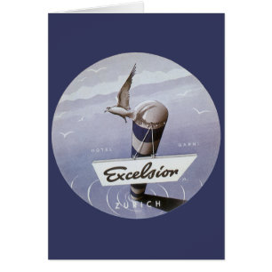Voyage vintage Excelsior Hôtel Zurich Suisse