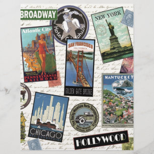 voyage vintage moderne USA