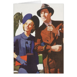 Voyage Vintage, Touristes en Vacances Visite Touri