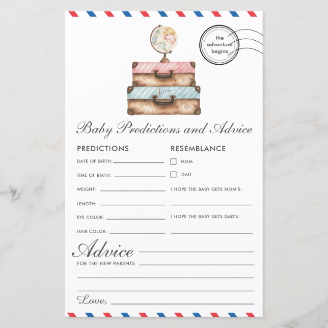 Voyage vintage Voyage Prédictions et conseils pour (Devant)