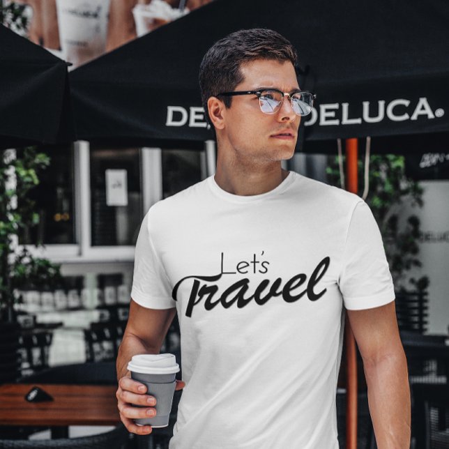 Voyageons | Tee de vacances | T-shirt Voyage (Lets travel Holiday T Shirt)