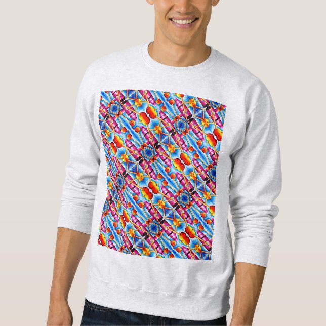 Voyager à travers le Motif spatial Sweatshirt 6 (Devant)