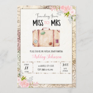 Voyager de miss à mrs invitation