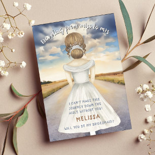 Voyager de Mlle à Mme Bridesmaid Proposition