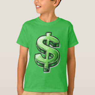 Voyages d'argent : Symbole en Dollar Gras T-Shirt
