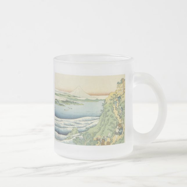 Voyageurs Escalade A Mountain, Hokusai, 1835 Mug (Droit)