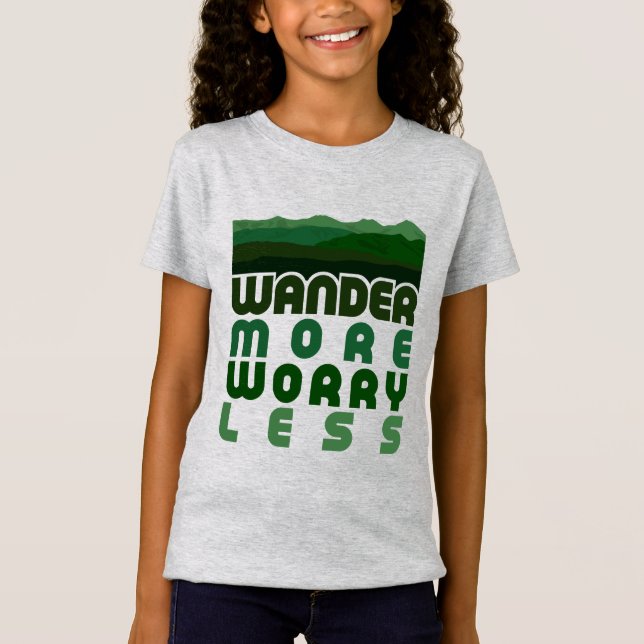 Voyagez avec plus de souci Moins de T-shirt (Devant)