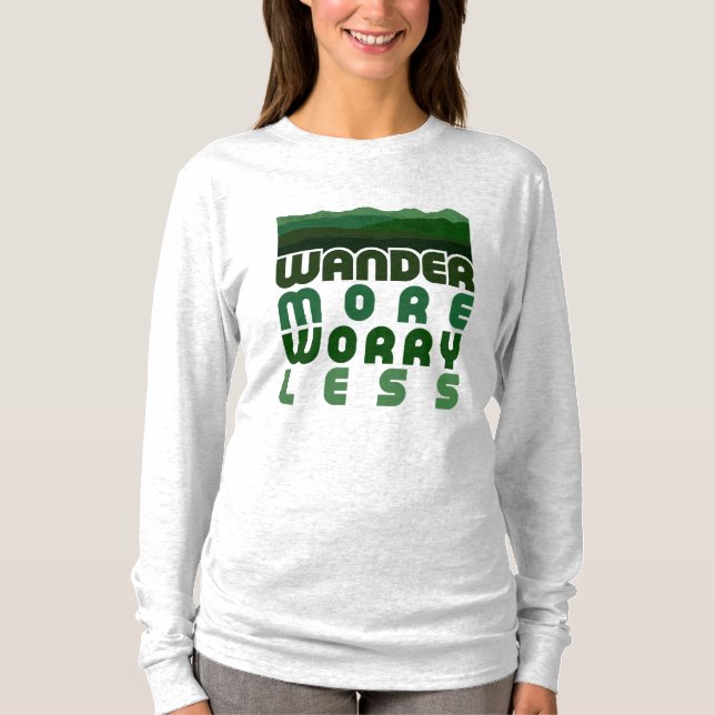 Voyagez avec plus de souci Moins de T-shirt (Devant)