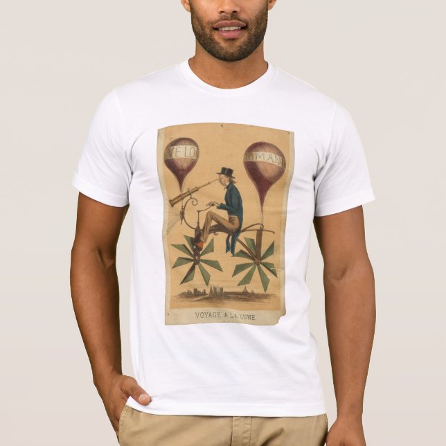 Voyagez un T-shirt de Lune de La (Devant)