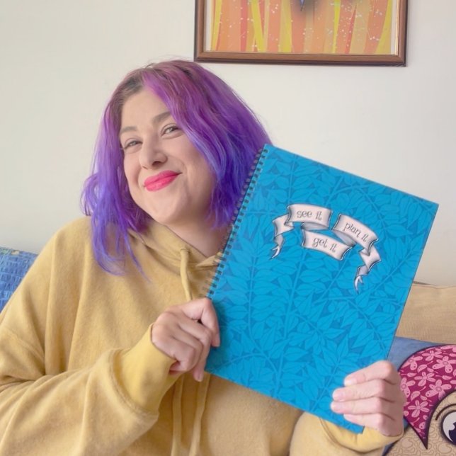 Voyez-le Planifiez-le Obtenez-le Planner bleu (Créateur téléchargé)