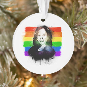 VP Kamala Harris Graffiti de la fierté LGBTQ
