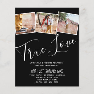 Vrai Amour ENGAGEMENT Partie Invitations Enregistr