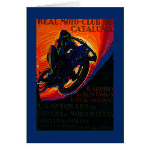 Vrai cru PosterEurope de club de Moto