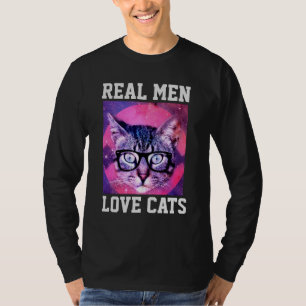 VRAI HOMME AMOUREUX CHATS CAT T-SHIRTS