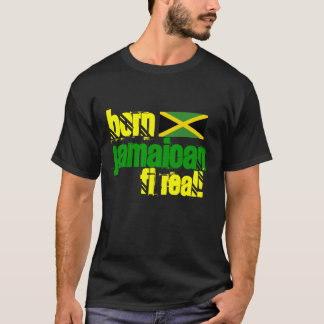 Vrai Jamaïque T-shirt jamaïcain né de fi