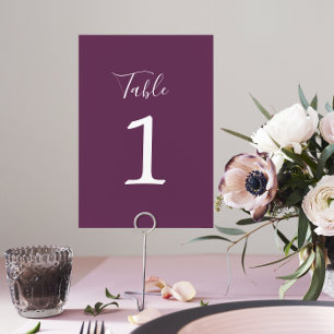 Vrai Simplicité 1 Mariage Numéro de table de graph