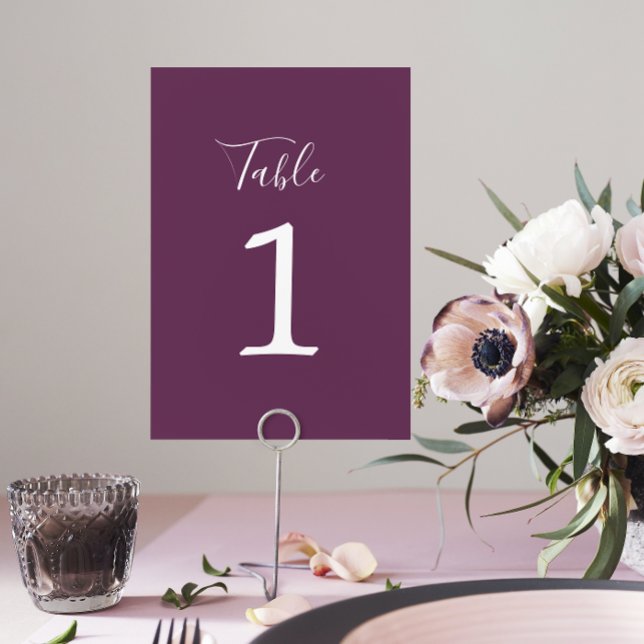 Vrai Simplicité 1 Mariage Numéro de table de graph (Créateur téléchargé)