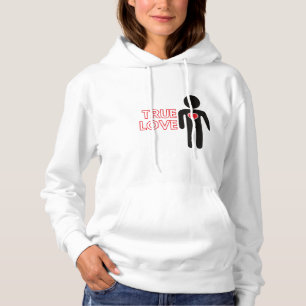 Vrai Sweat - shirt à capuche d'amour