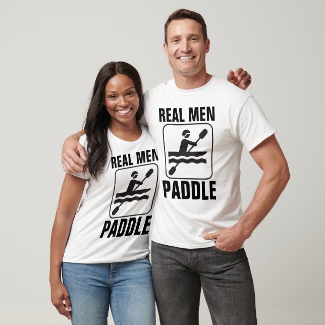 VRAI T-shirt CANOÉ PADDLE HOMME (Unisexe)