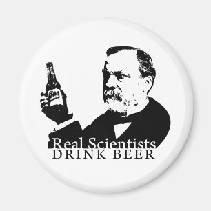 Vraie bière de boissons de scientifiques - aimant