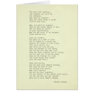 Vraie citation inspirée Kahlil Gibran de machine à