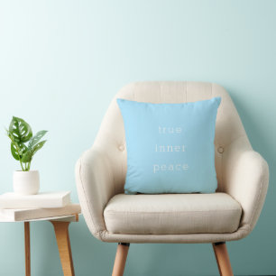 Vraie Paix Intérieure   Coussin de jet minimal