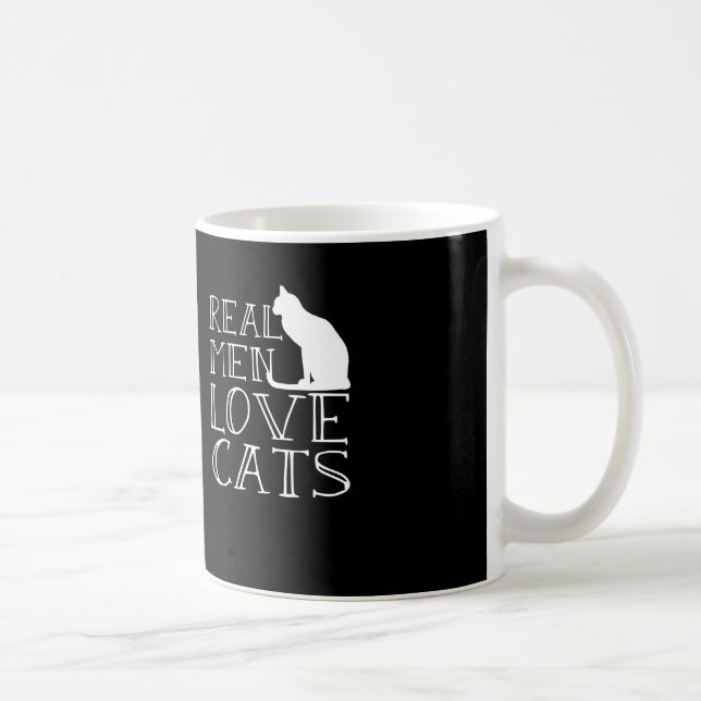 Vraie tasse de chats d'amour d'hommes (Droite)