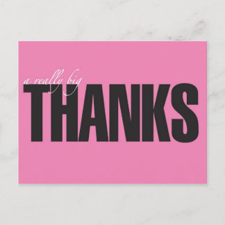 Vraiment Big Merci carte postale