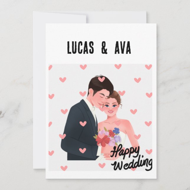 "Vraiment Invitations d'Amour" (Devant)