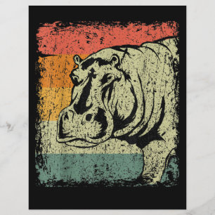 Vraiment Vintage Hippopotame Hippo   Hippo Lover