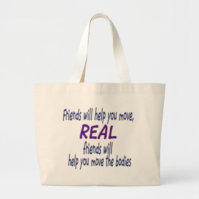 Vrais amis grand sac fourre-tout (Devant)