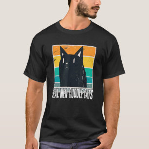 Vrais Hommes Câlinent T-Shirts de Chats Personne
