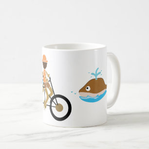 VTT en famille et une tasse à baleines