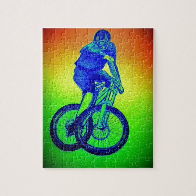 VTT Llandegla mtb bmx Jigsaw Puzzle (Vertical)