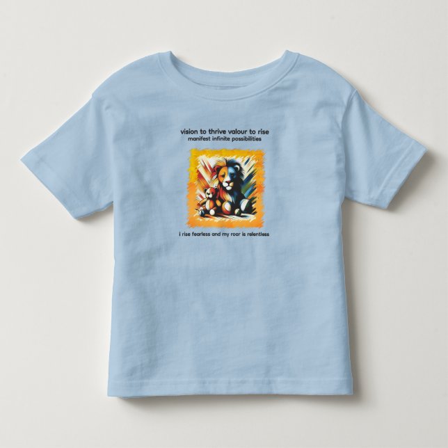 VTVR-RISEFEARLESS1-BT - Hauts pour bébé (Devant)