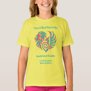VTVR-RISEFEARLESS1-YG-T - T-Shirt