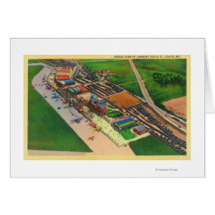 Vue aérienne d'air FieldSt de Lambert. Louis, MOIS