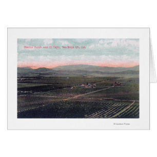 Vue aérienne de Boston Ranch dans le comté de San