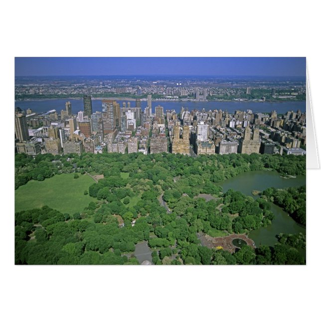 Vue aérienne de Central Park et côté ouest (Devant horizontal)