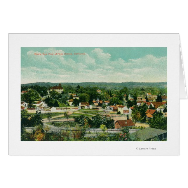 Vue aérienne de CityPaso Robles, CA (Devant horizontal)
