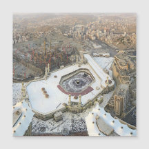 Vue aérienne de la Kaaba, Masjid al-Haram & Mecque