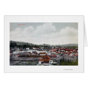 Vue aérienne de la ville