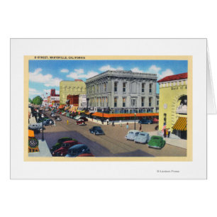 Vue aérienne de rue de D