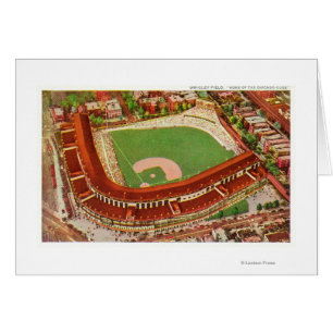 Vue aérienne de Wrigley FieldChicago, IL