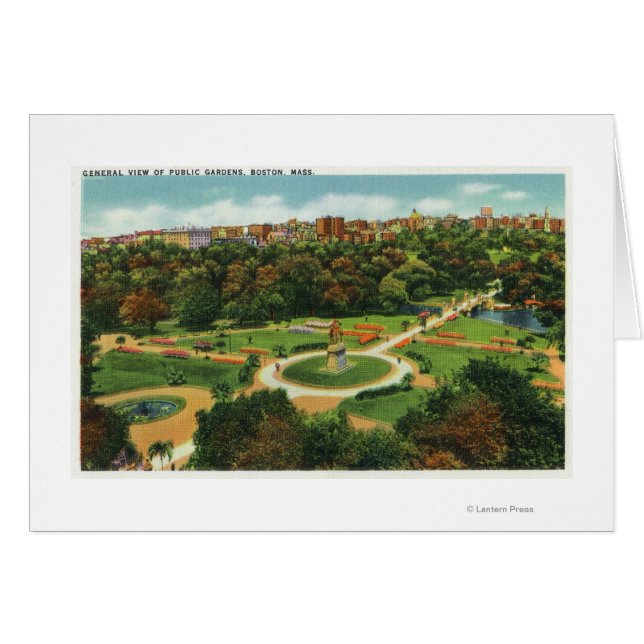 Vue aérienne des jardins publics # 2 (Devant horizontal)