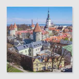 Vue aérienne du centre de Tallinn