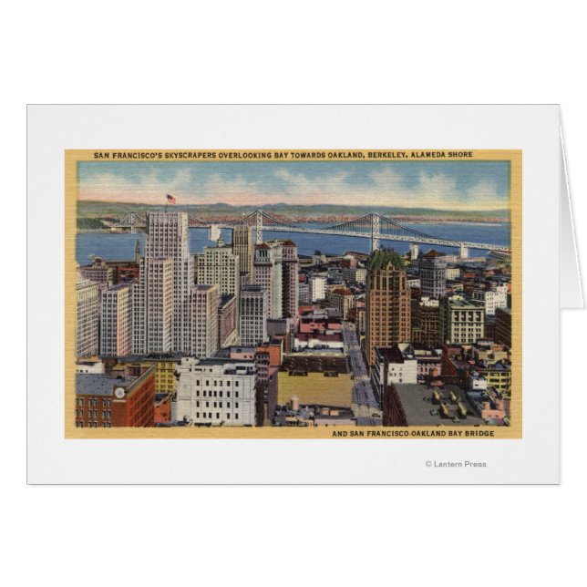 Vue aérienne du centre-ville, Bay Bridge (Devant horizontal)
