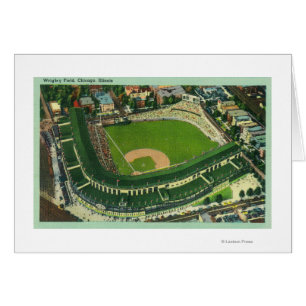 Vue aérienne du champ de Wrigley # du 2Chicago, IL